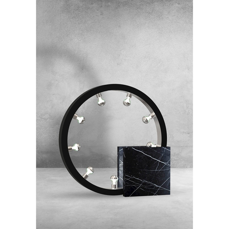 Milagro Lampa Stojąca CASSIOPEIA 9xE14 MZ5033 Czerń / Chrom