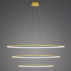 Lampa wisząca Ledowe Okręgi No.3 120cm 4k złota