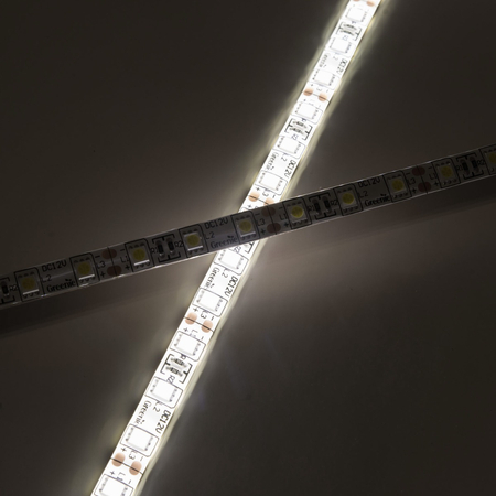 Taśma LED Greenie 1m 60 diod 5050SMD na metr 14.4W/mb wodoodporna IP65 CW Rolka 5m