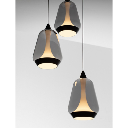 Lampa wisząca Luces Exclusivas RORIZNO LE45110 czarny, szary i odcienie szarości