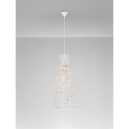 Lampa wisząca Luces Exclusivas GALIRIO LE45368 drewno jasne i ciemne, biały