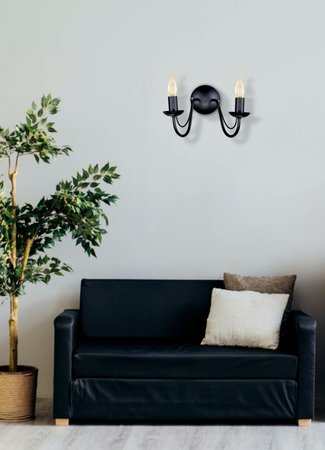 Kinkiet BARTEZ Kaja K-3994 czarny