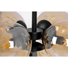 Lampa sufitowa Kaja LOGAN K-5367 czarny, bursztynowy