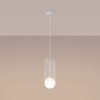 Sollux Lighting Lampa wisząca BRINA 1 biała SL.1331