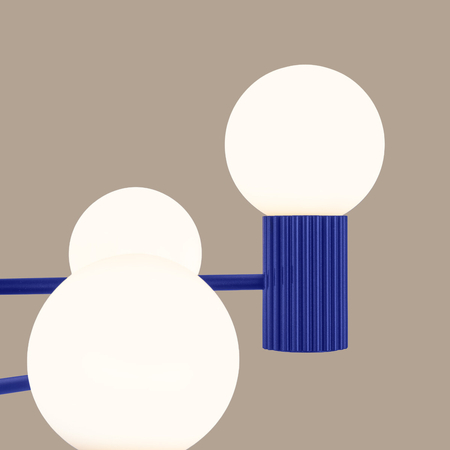 Sollux Lighting Żyrandol HALO 6 ultramaryna SL.1835