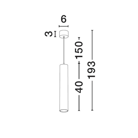 Lampa wisząca Luces Exclusivas LE44349 czarny