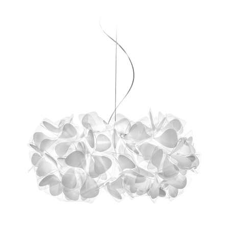 Lampa wisząca Slamp CLIZIA - MAMA NON MAMA WHITE - TRANSPARENT WIRE S CLISS00MNM01T00000EU biały