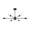 Sollux Lighting Żyrandol LANGO 6 czarny SL.1023