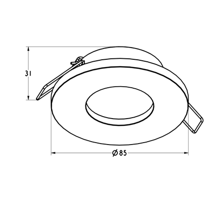 Spot Zuma Line ARGU10-034 Chipa DL Czarny