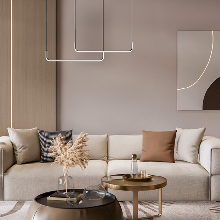 Milagro Lampa wisząca HORIZON 22W LED ML1180 CZARNY