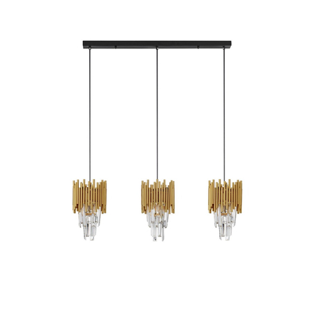 Lampa wisząca Luces Exclusivas PELAVRO LE45106 złoty i odcienie złota, czarny