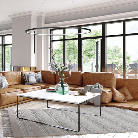 Milagro Lampa wisząca Saturno Black 57W LED ML8862 CZARNY