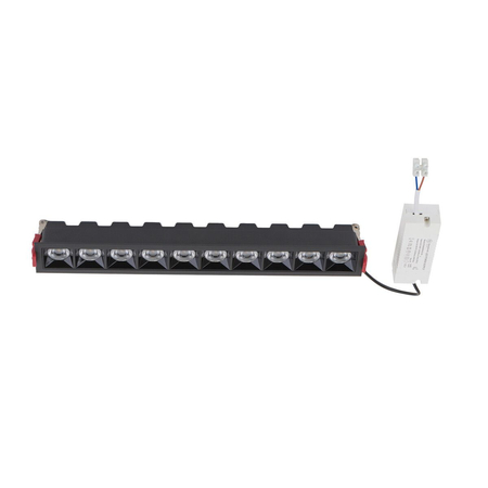 Lampa wpuszczana MIDI LED RECESSED Nowodvorski 10063 czarny