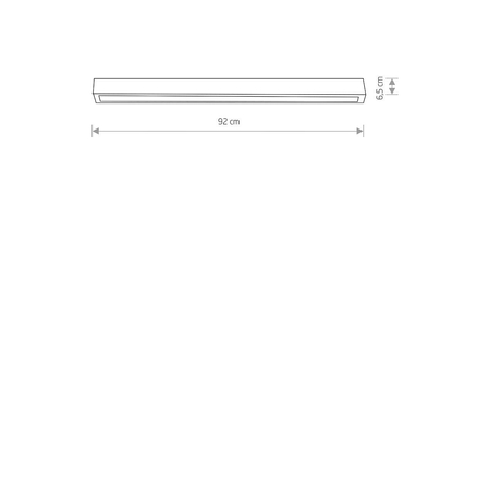 Lampa sufitowa STRAIGHT CEILING LED M Nowodvorski 7553 grafitowy