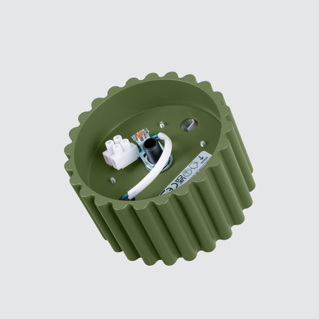 Sollux Lighting Plafon AURA 1 zielony oliwkowy Gx53 SL.1797