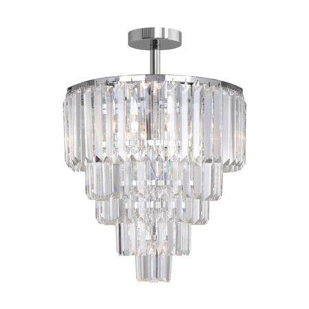 Lampa sufitowa AMEDEO Zuma Line FC17106/6+3+1-CHROME+CL chrom