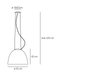 Lampa wisząca Artemide A243400APP Nur Gloss LED