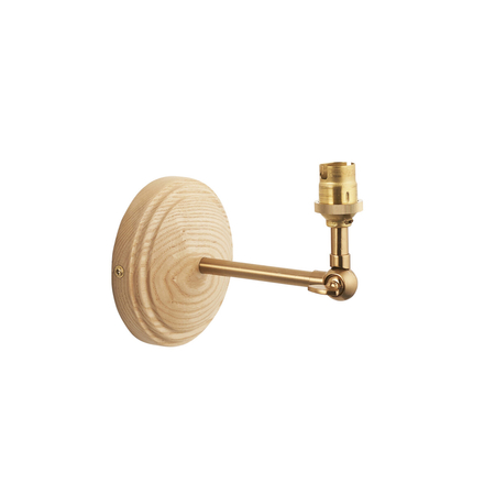 Kinkiet Endon Lighting Wood Wing 115075 mosiądz