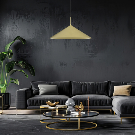 Milagro Lampa wisząca CAPITAL ZŁOTY 1XGX53 MLP0945 ZŁOTY