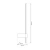 Milagro Kinkiet SWING 4W LED 3000-6000K ML1009
