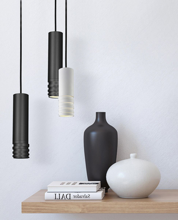 Lampa wisząca LOCUS L PENDANT 3 BLACK Azzardo AZ3402 czarny