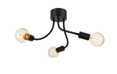 Lampa sufitowa Markslöjd MEDUSA 107930 czarny