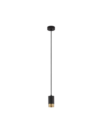 Lampa wisząca Luces Exclusivas CAYES czarny/złoty LE42622