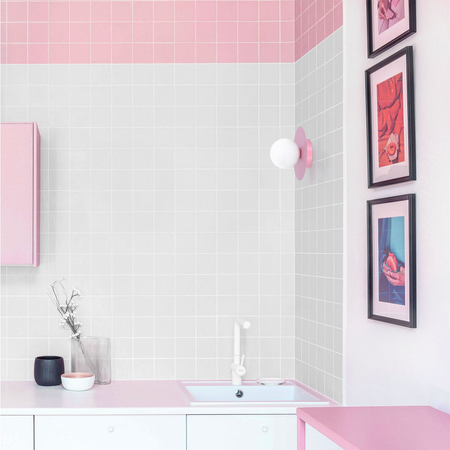 Lampa sufitowa Kaja ROBIN K-5442 różowy, biały