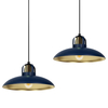 Milagro Lampa wisząca FELIX NAVY BLUE/GOLD 2xE27 MLP7715 GRANATOWY / ZŁOTY