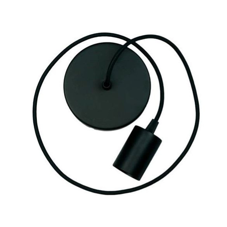 Zawiesie Abigali do żarówek E27 Czarne