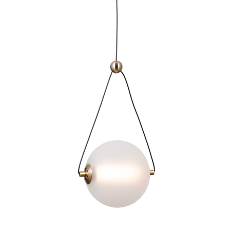 Lampa wisząca Italux Rastia PND-34361-S-HBR-OPAL złoty