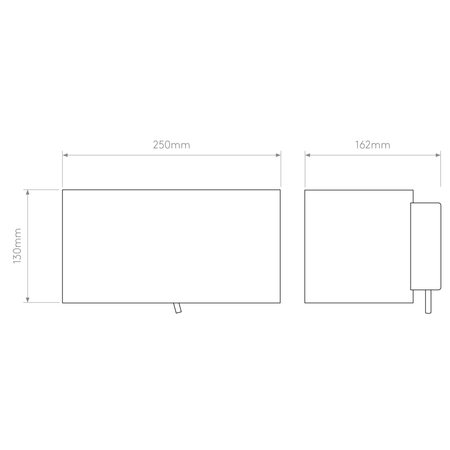 Kinkiet Astro Tokyo switched 1089002 Mleczne Szkło