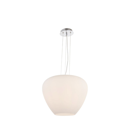 Lampa wisząca BALORO M WHITE Azzardo AZ3176 biały/chrom