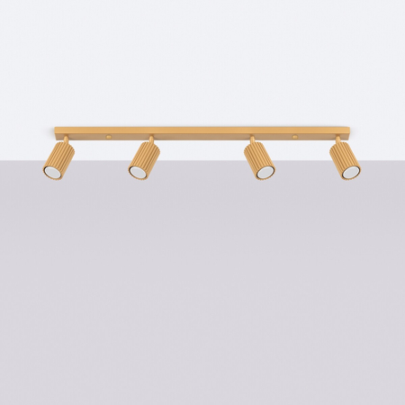 Sollux Lighting Plafon KARBON 4L złoty SL.1565