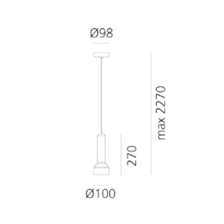 Lampa wisząca Artemide DAL0027N14 Stablight B LED