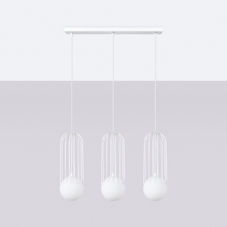 Sollux Lighting Lampa wisząca BRINA 3L biała SL.1333