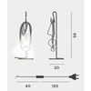 Lampa stołowa Foscarini 289001-07 Filo