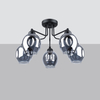 Sollux Lighting Żyrandol FILLAN 5 czarny SL.1145