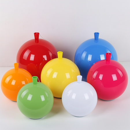 Lampa wisząca Abigali Baloon E27 do pokoju dziecięcego 20cm czerwony