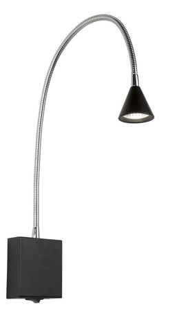 Kinkiet Lucide BUDDY czarny/srebrny 18293/03/30