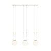 Lampa wisząca GLAM 3 WHITE/OPAL Emibig 1115/3 biały