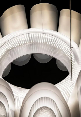 Lampa wisząca Slamp FIORDLYS - GOLD ROUND FRDSM00GLD01T00ROUEU złoty