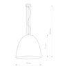 Lampa wisząca Nowodvorski 9025 Egg XL
