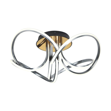 Lampa sufitowa ABRO Zuma Line MX5520-4-3BBDT czarny/złoty