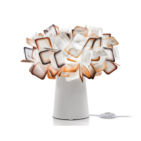 Lampa stołowa Slamp CLIZIA - ORANGE S CLITS00ORG00000WHBEU pomarańczowy