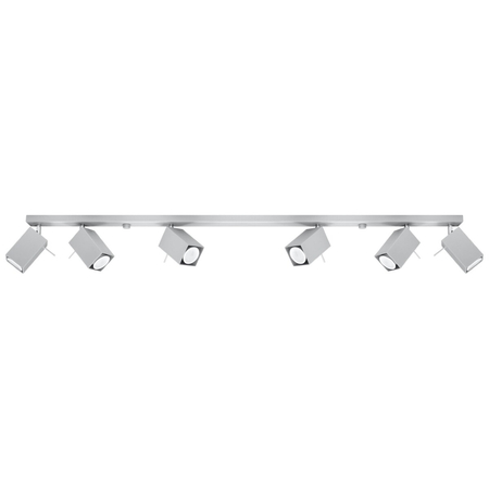 Sollux Lighting Plafon MERIDA 6L szary SL.0462