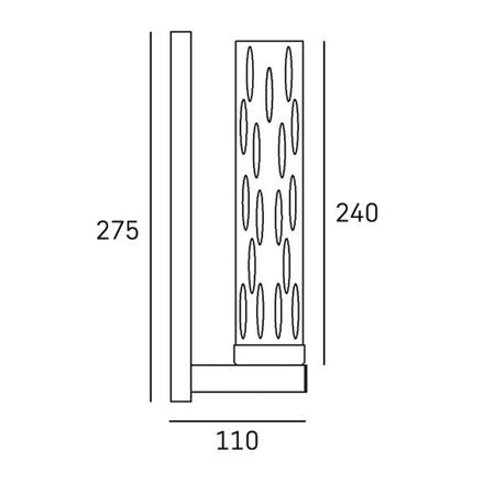 Cosmo Light Kinkiet OXFORD W01045NI