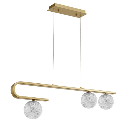 Lampa wisząca Luces Exclusivas PASTO LE41739 mosiądz