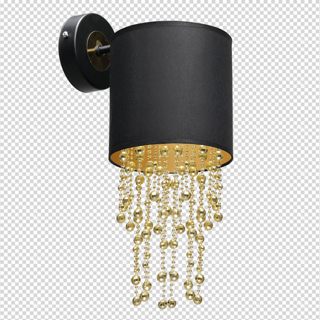 Milagro Kinkiet ALMERIA BLACK/GOLD 1xE27 MLP6438 CZARNY / ZŁOTY