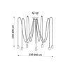 Sollux Lighting Żyrandol EDISON 7 czarny SL.0372